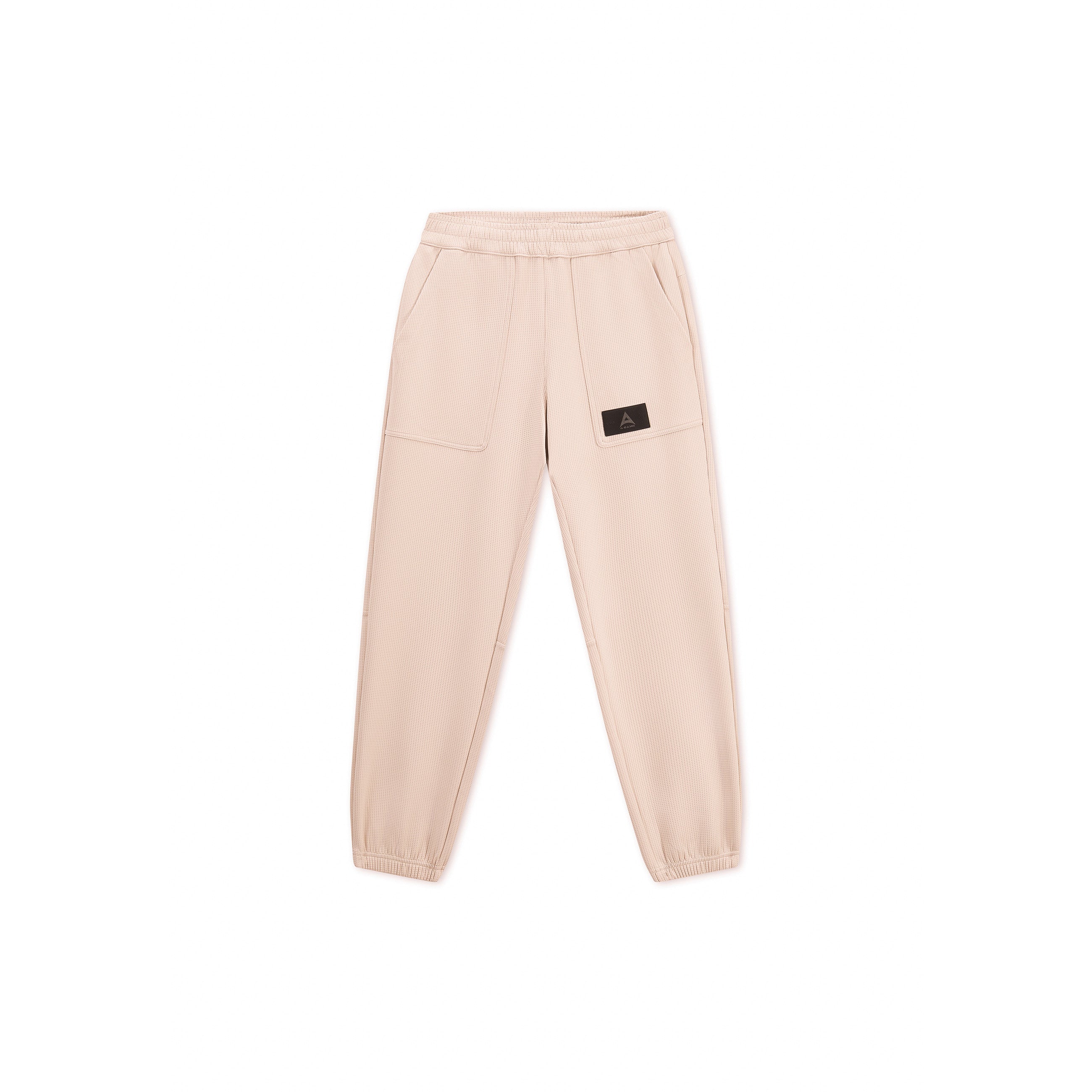 Men's Waffle Tech Joggers - Beige