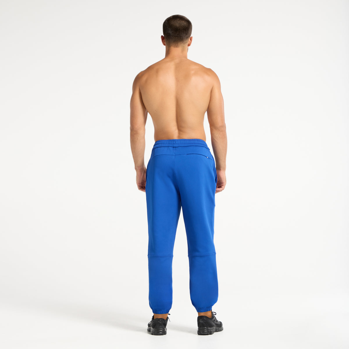 Men's Waffle Tech Joggers - Cobalt Blue