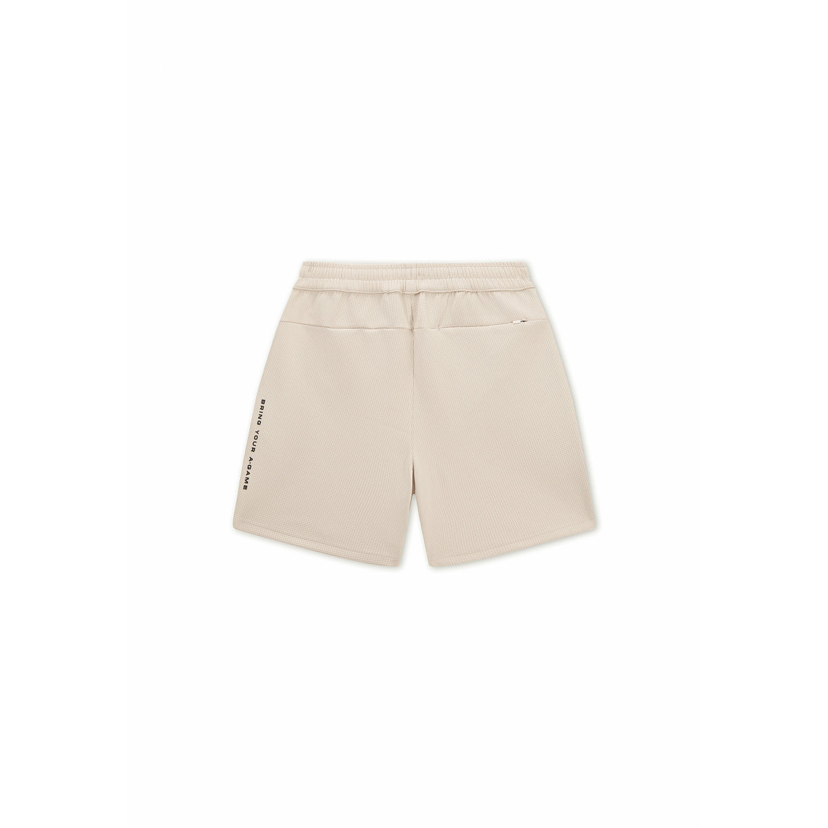 Men's Waffle Tech Shorts - Beige