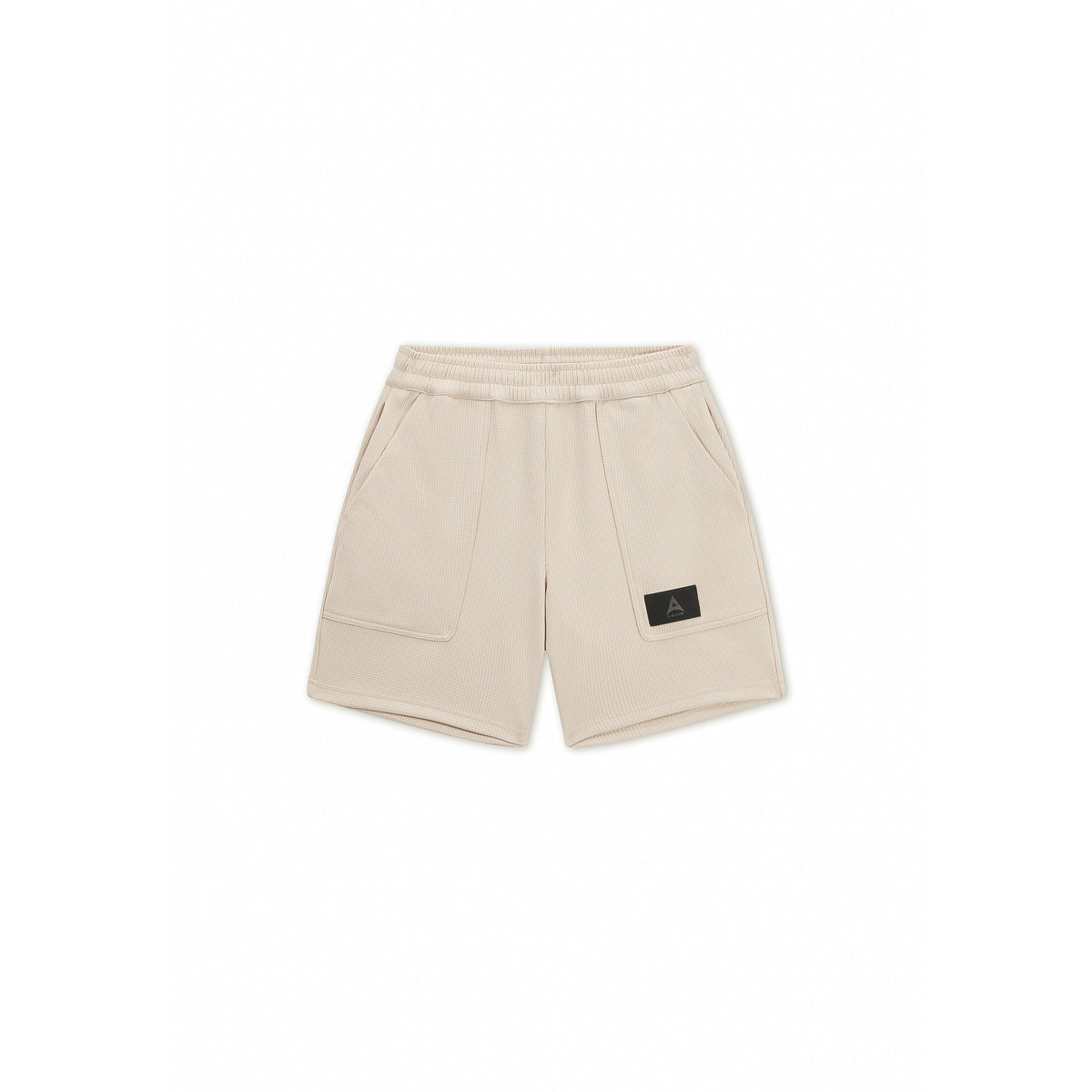 Men's Waffle Tech Shorts - Beige