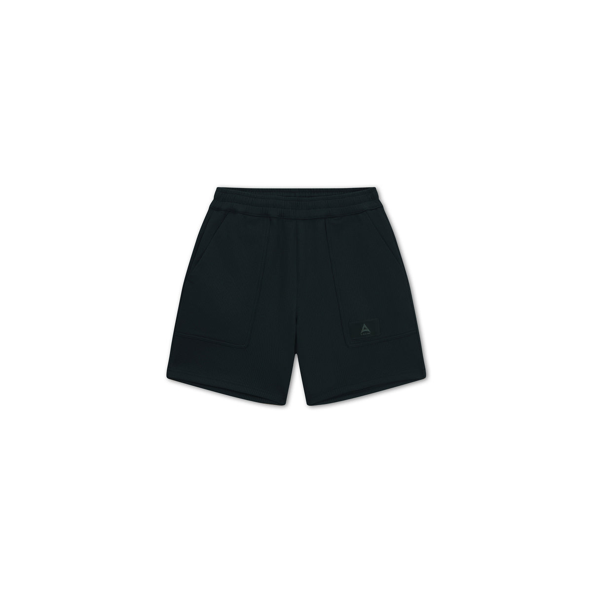 Men's Waffle Tech Shorts - Black