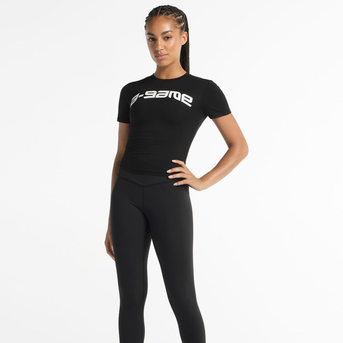 Women's Fitted T-Shirt - Black