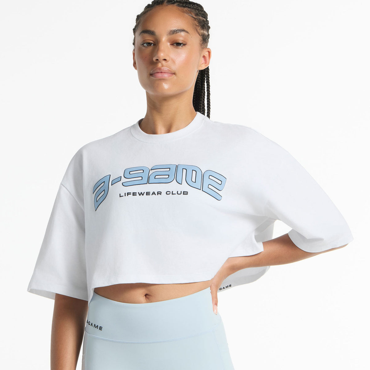 Women's Relaxed Cropped T-Shirt - White