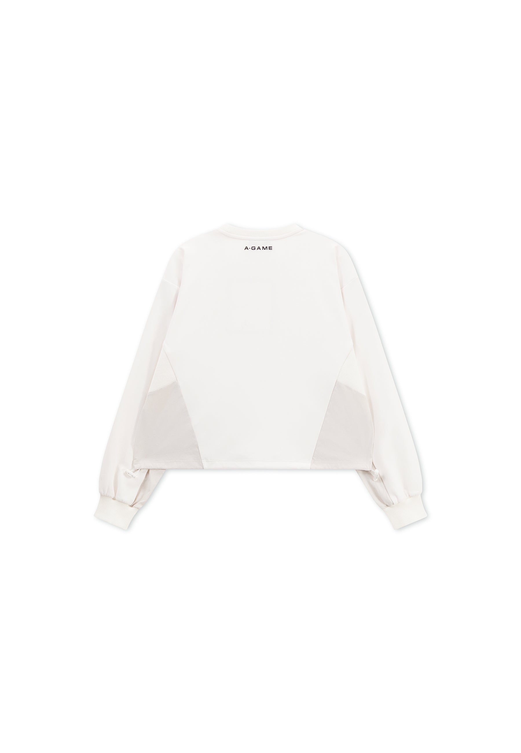 Women's Oversized Track Sweater - Ecru