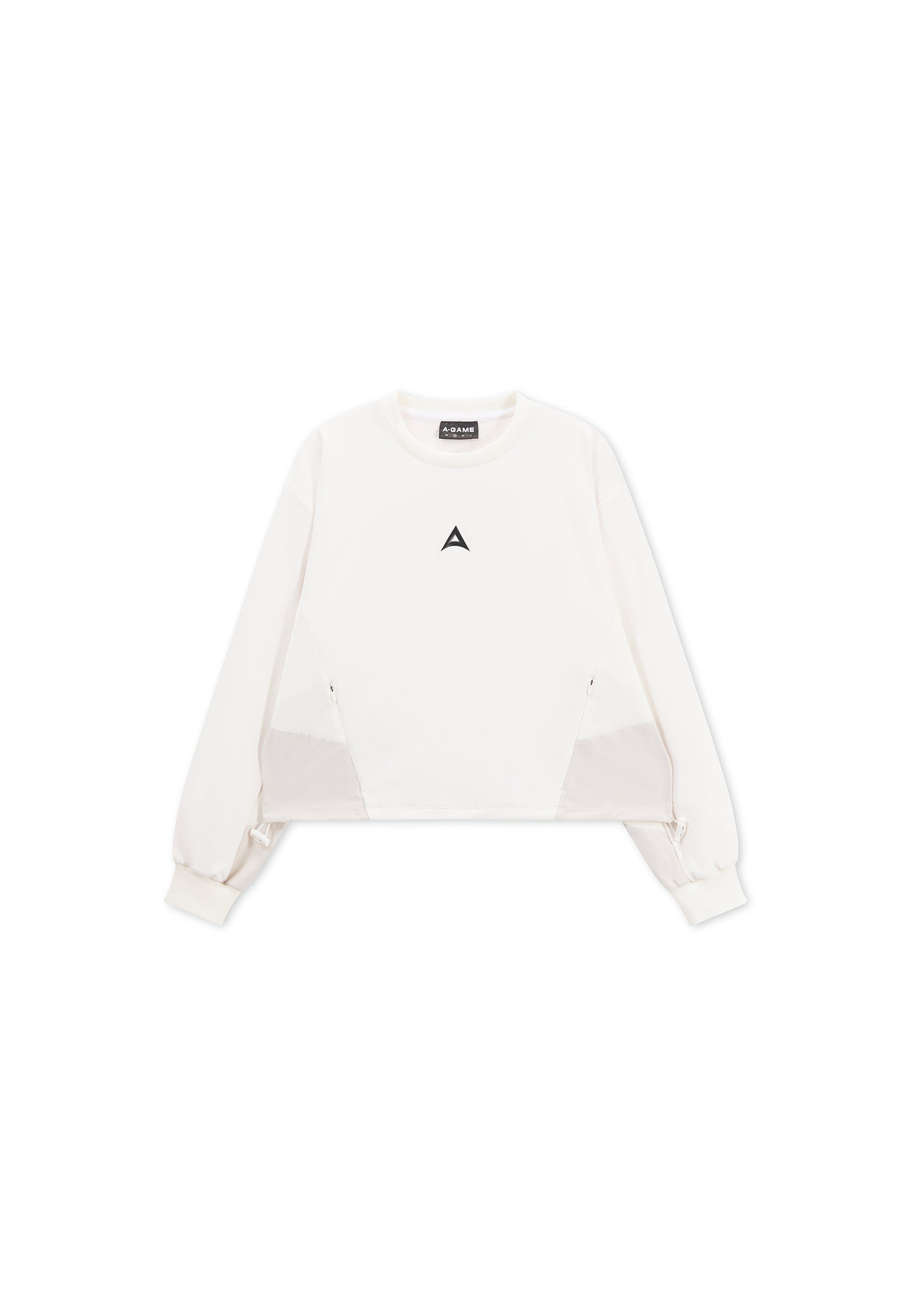 Women's Oversized Track Sweater - Ecru