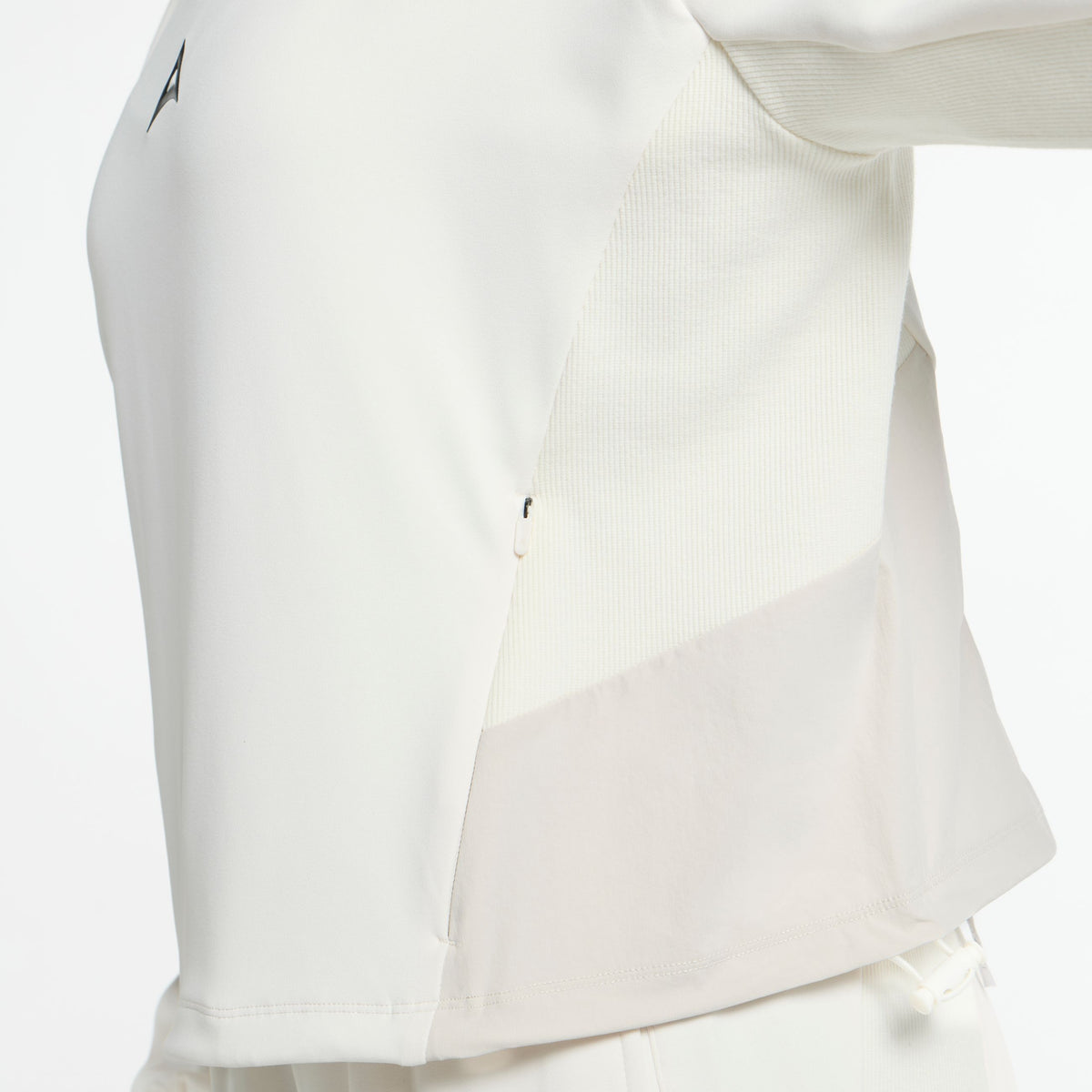Women's Oversized Track Sweater - Ecru