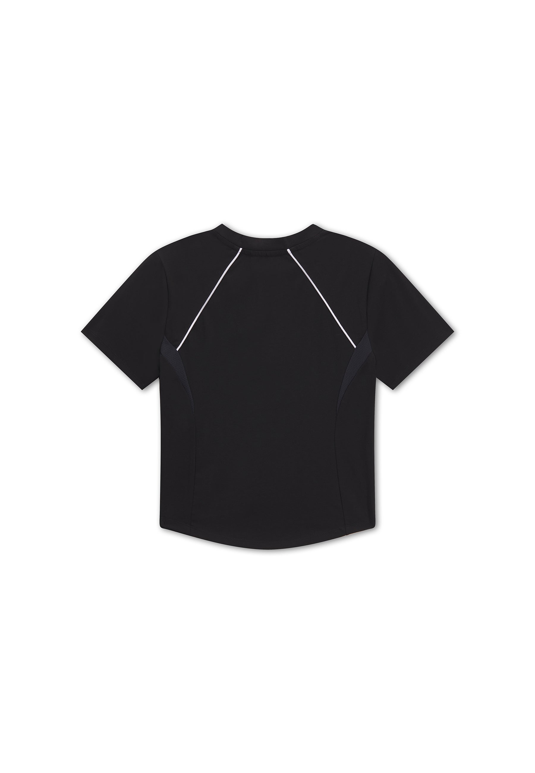 WOMENS LIFEWEAR FITTED T-SHIRT - BLACK