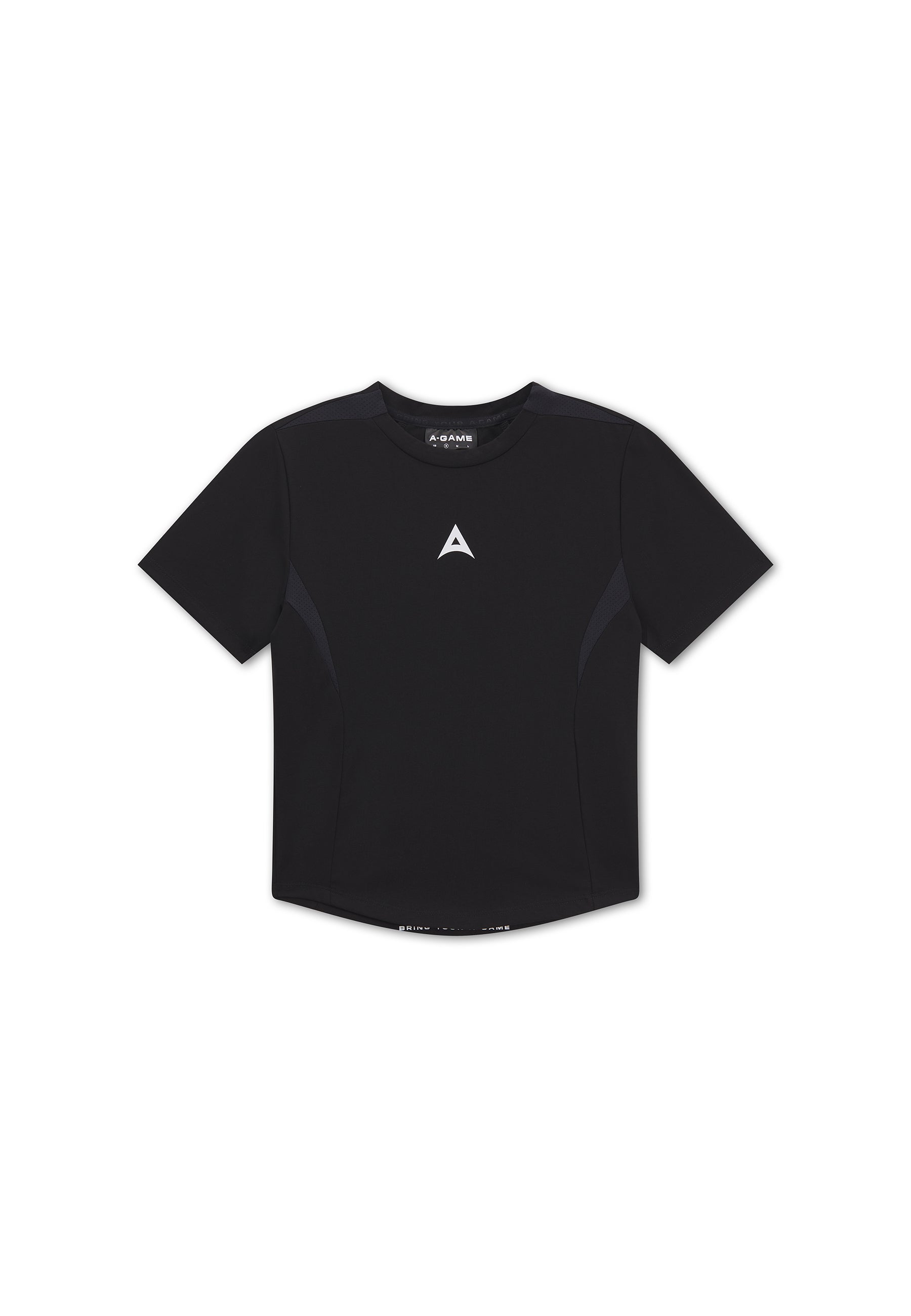 WOMENS LIFEWEAR FITTED T-SHIRT - BLACK