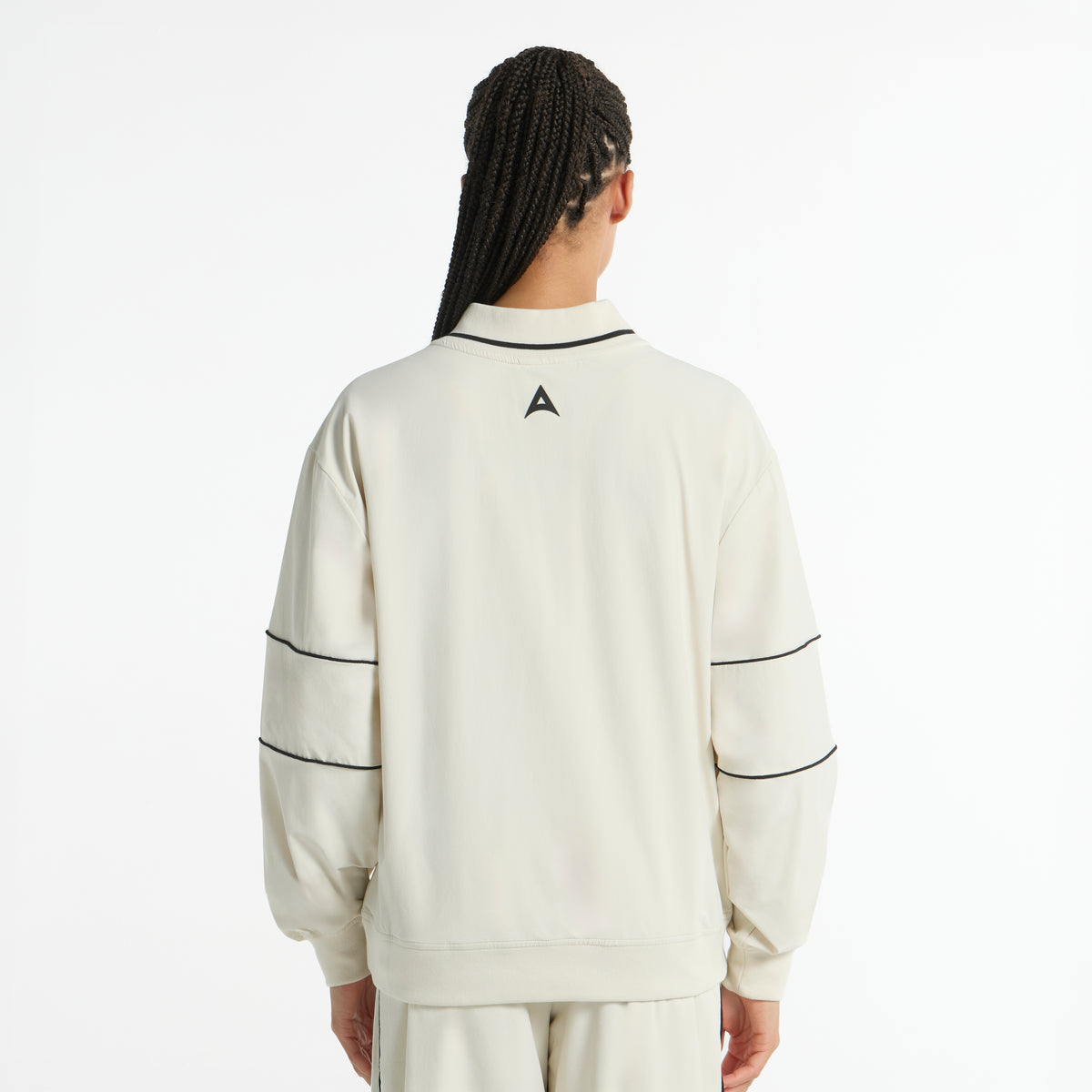 Women's Woven Pullover - Ecru