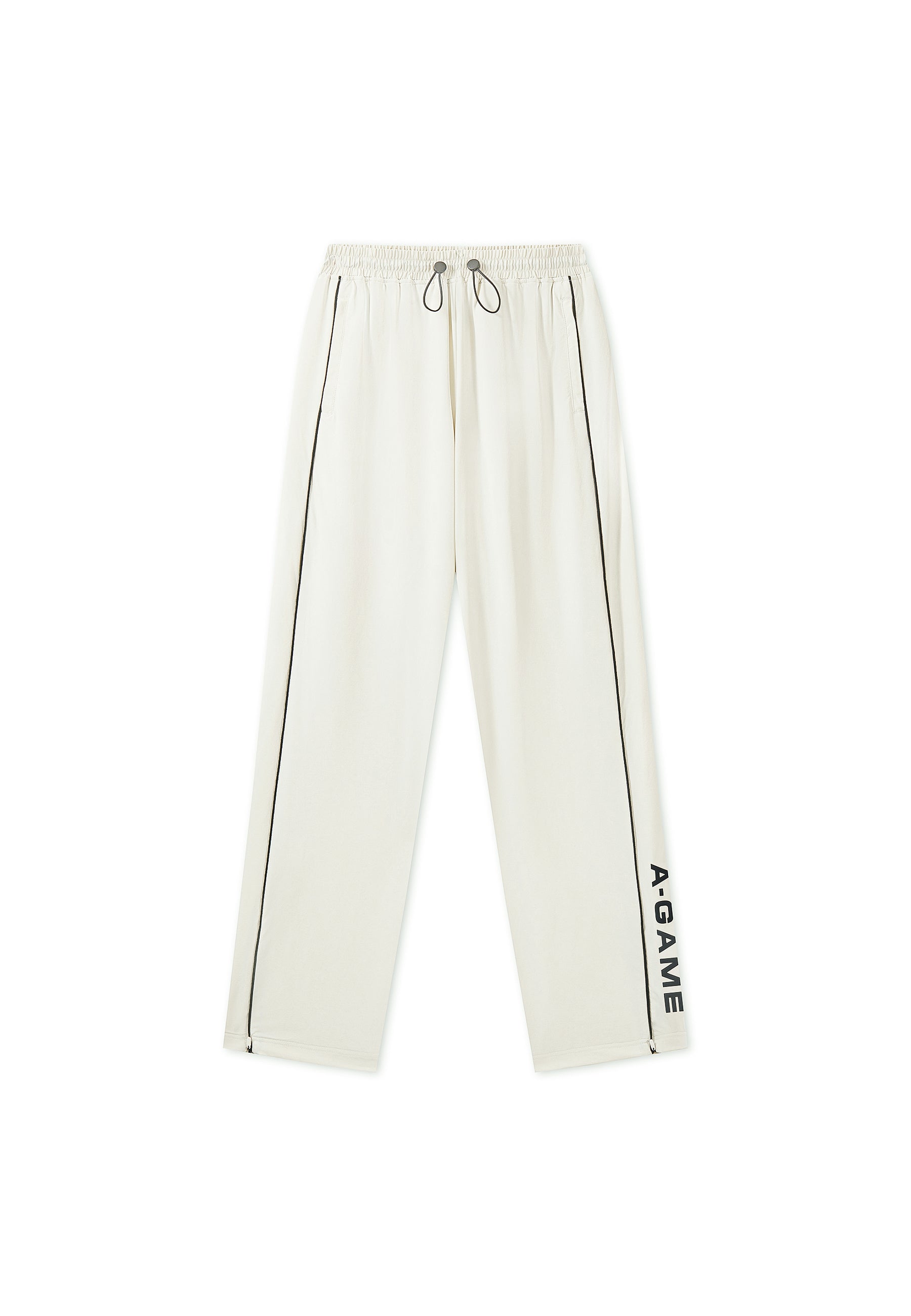 WOMENS LIFEWEAR WOVEN JOGGERS - ECRU