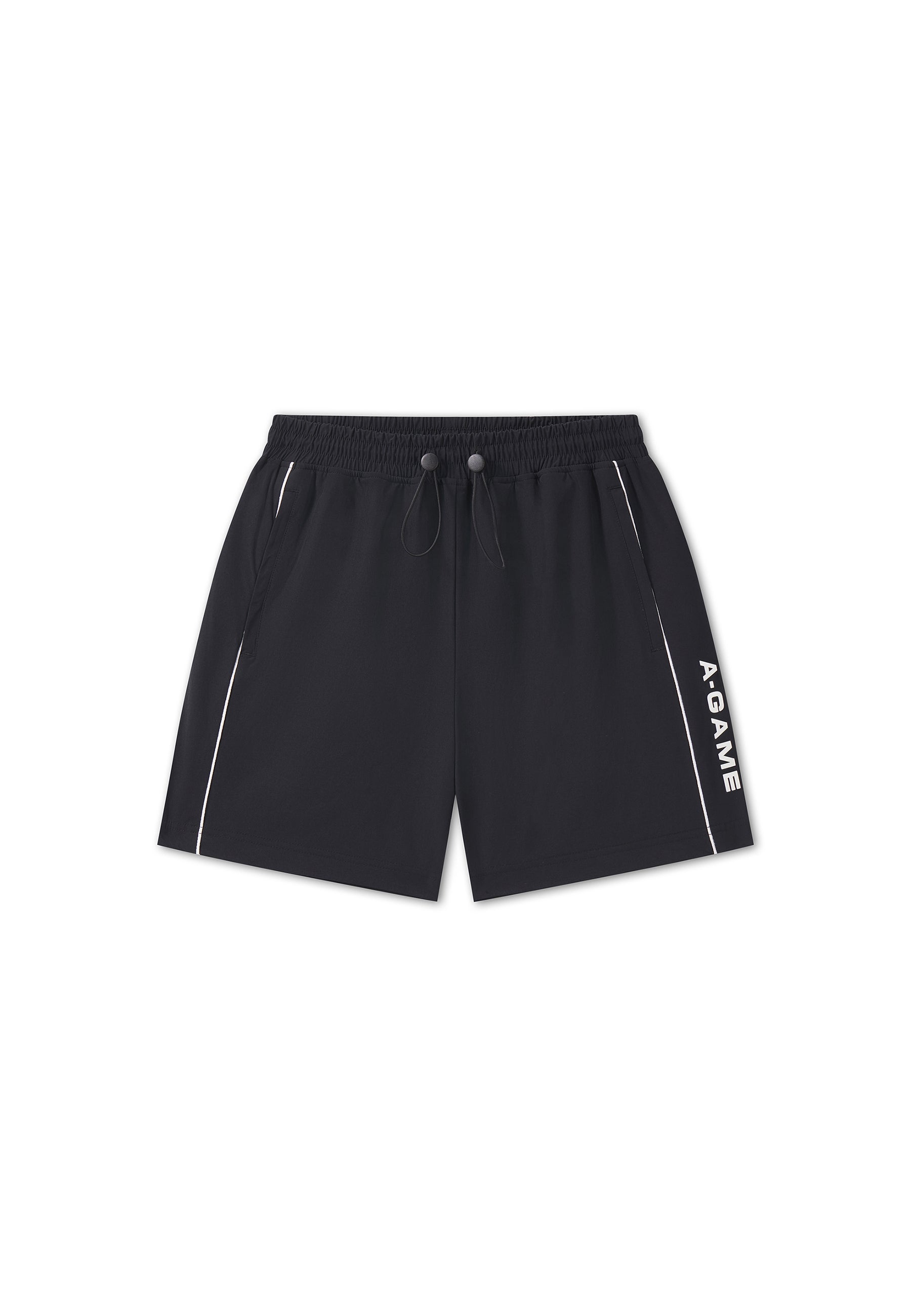 WOMENS LIFEWEAR WOVEN SHORTS - BLACK