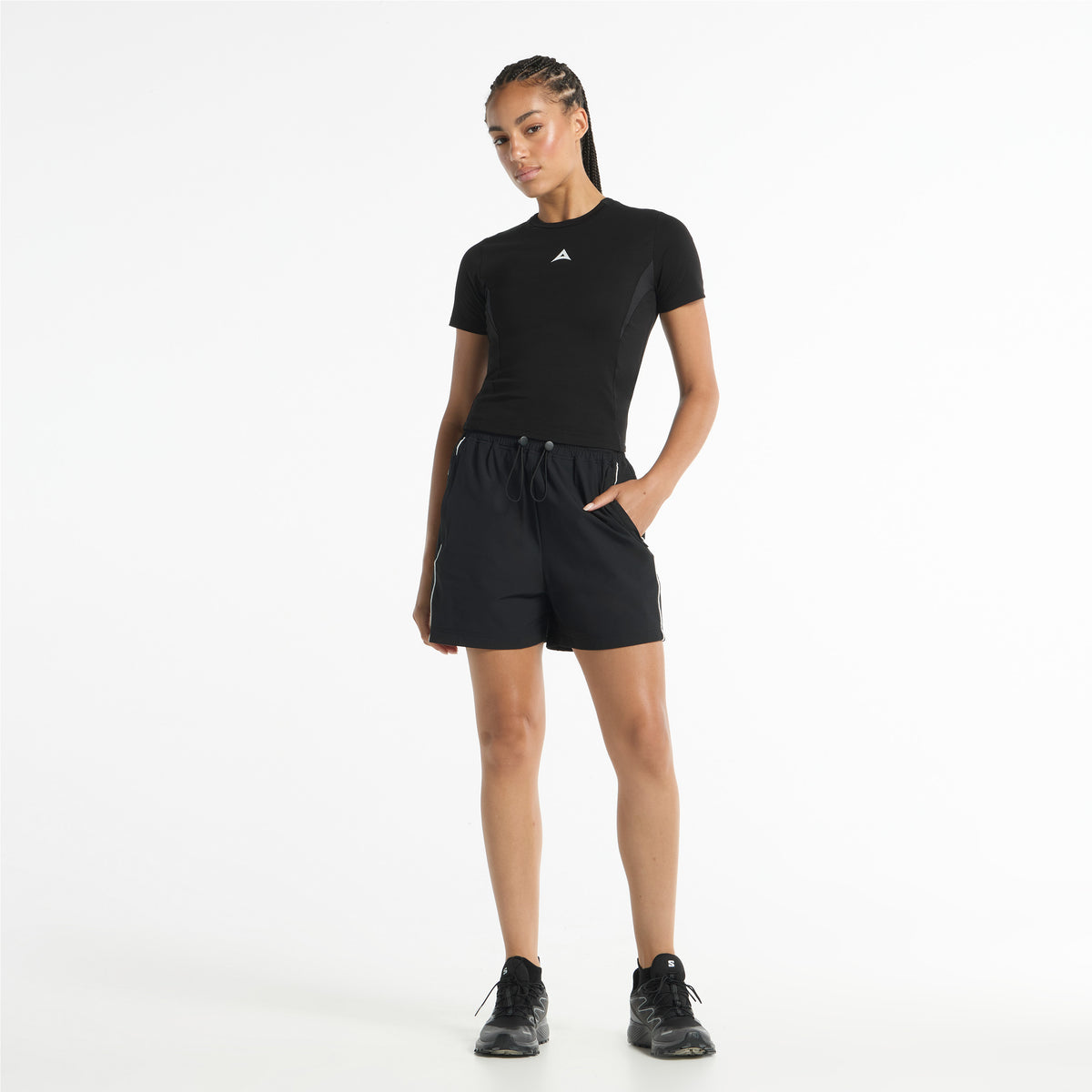 Women's Fitted T-Shirt - Black