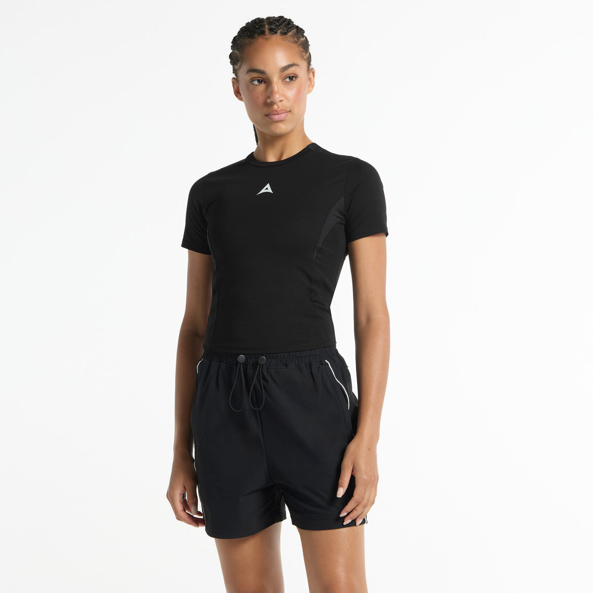 Women's Fitted T-Shirt - Black
