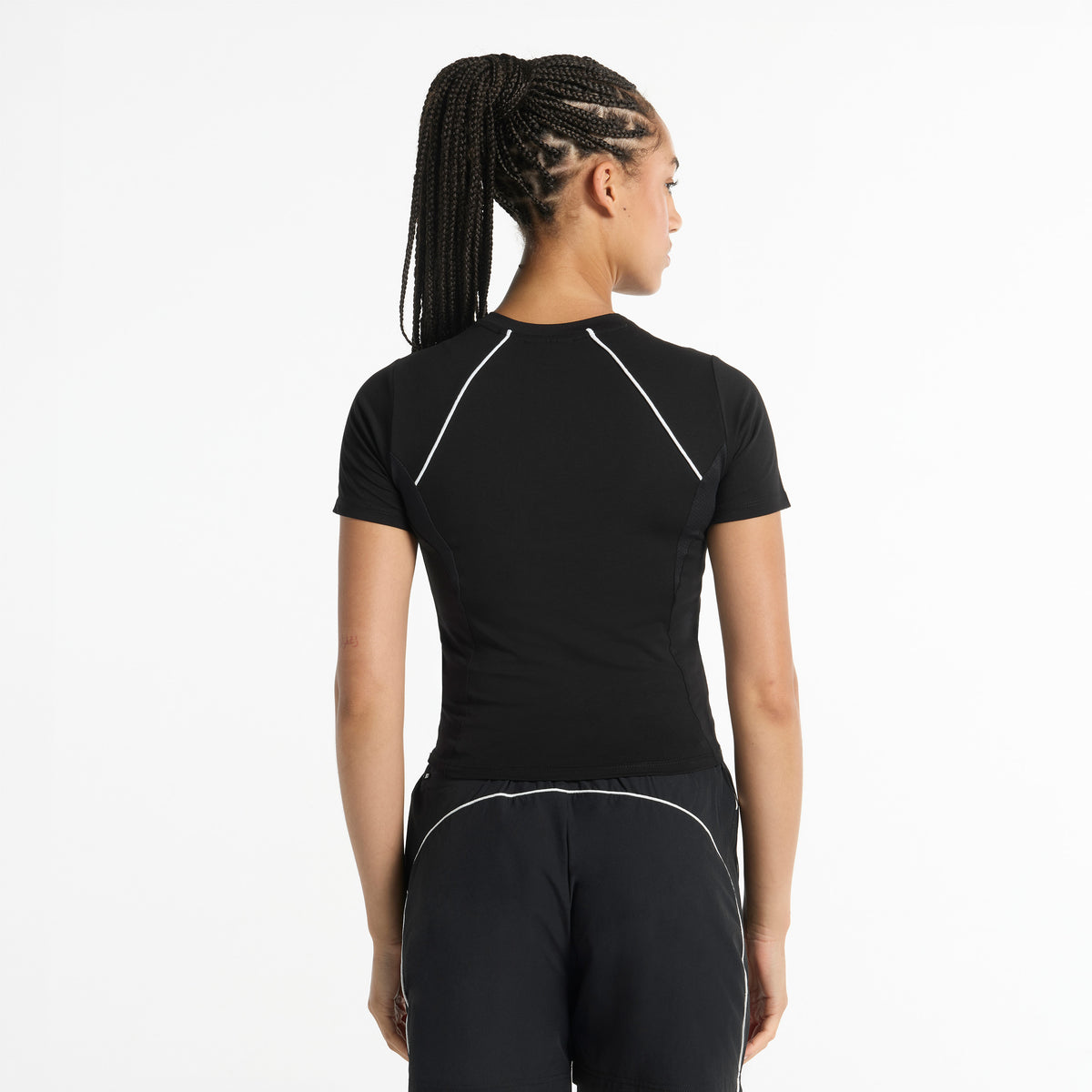 Women's Fitted T-Shirt - Black