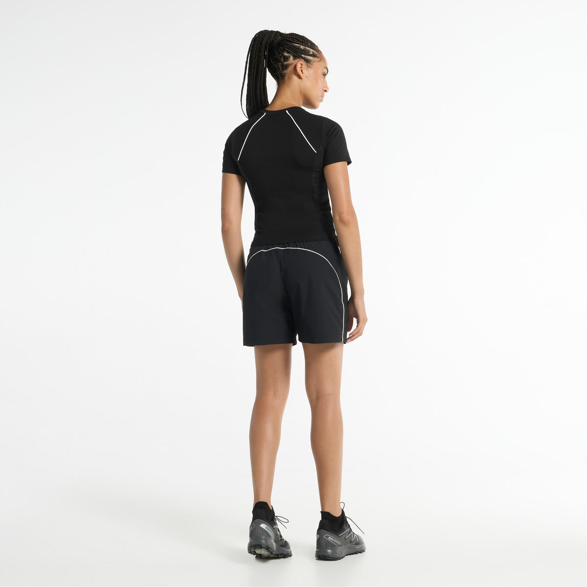 Women's Fitted T-Shirt - Black