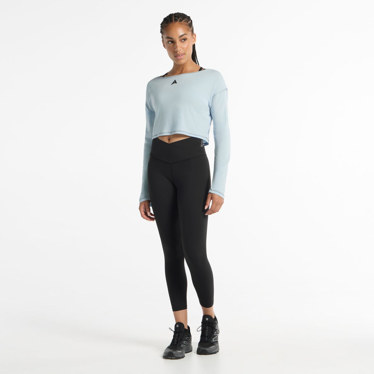 Women's Wide Sleeve Sweater - Pale Blue
