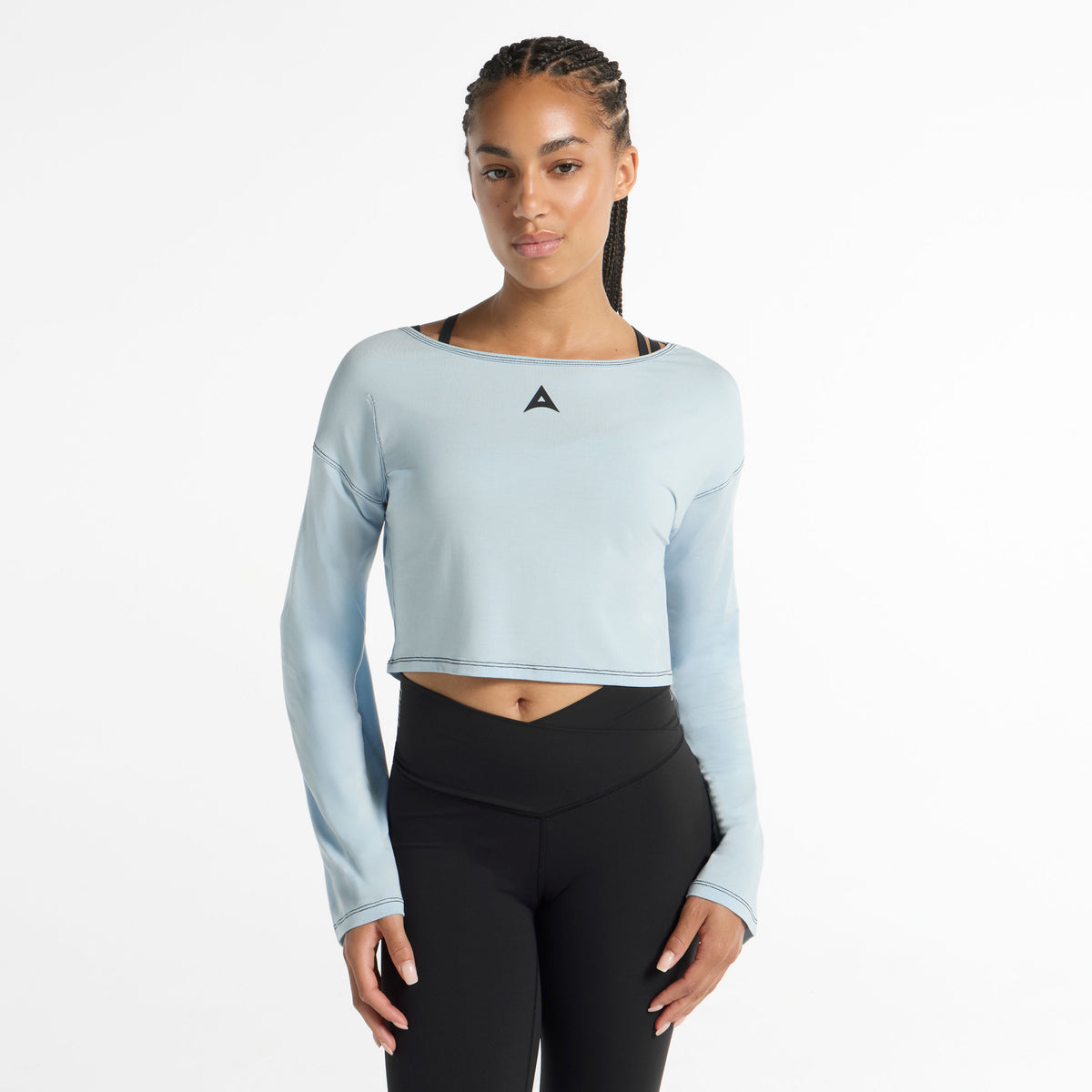 Women's Wide Sleeve Sweater - Pale Blue