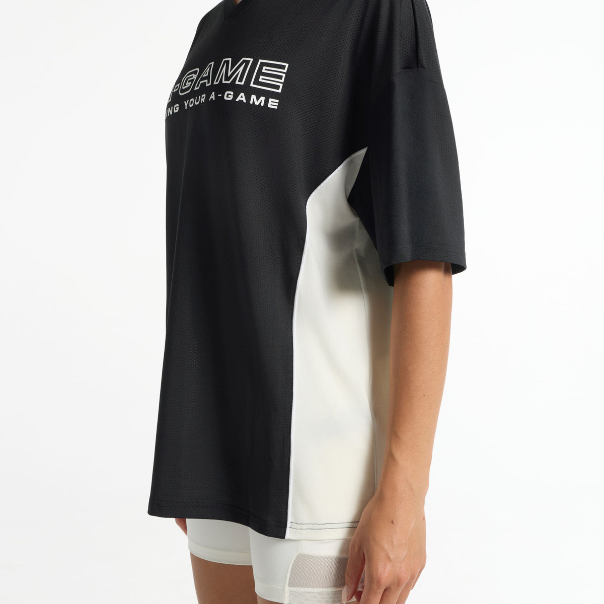 Women's Football T-Shirt - Black