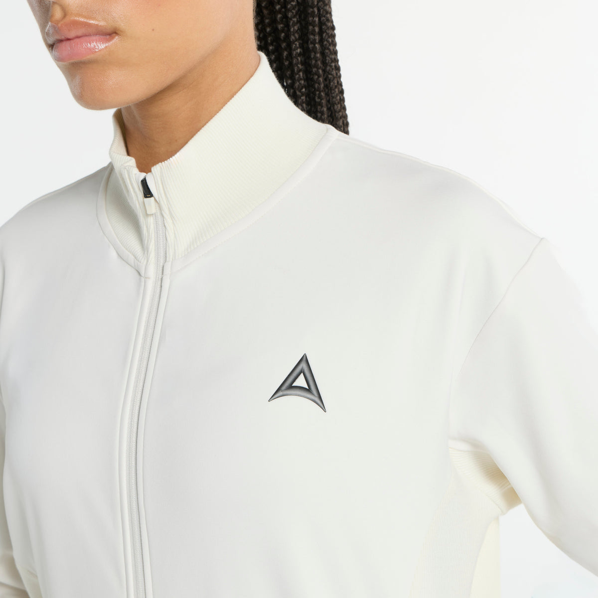 Women's Oversized Track Jacket - Ecru