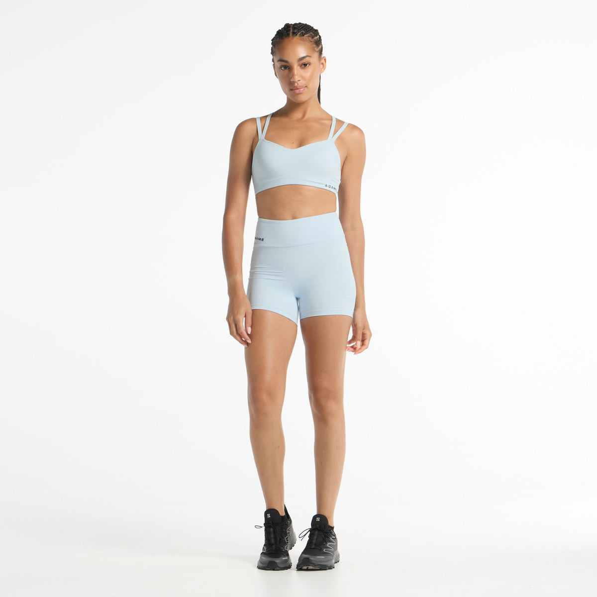 Women's Core Training Shorts - Pale Blue