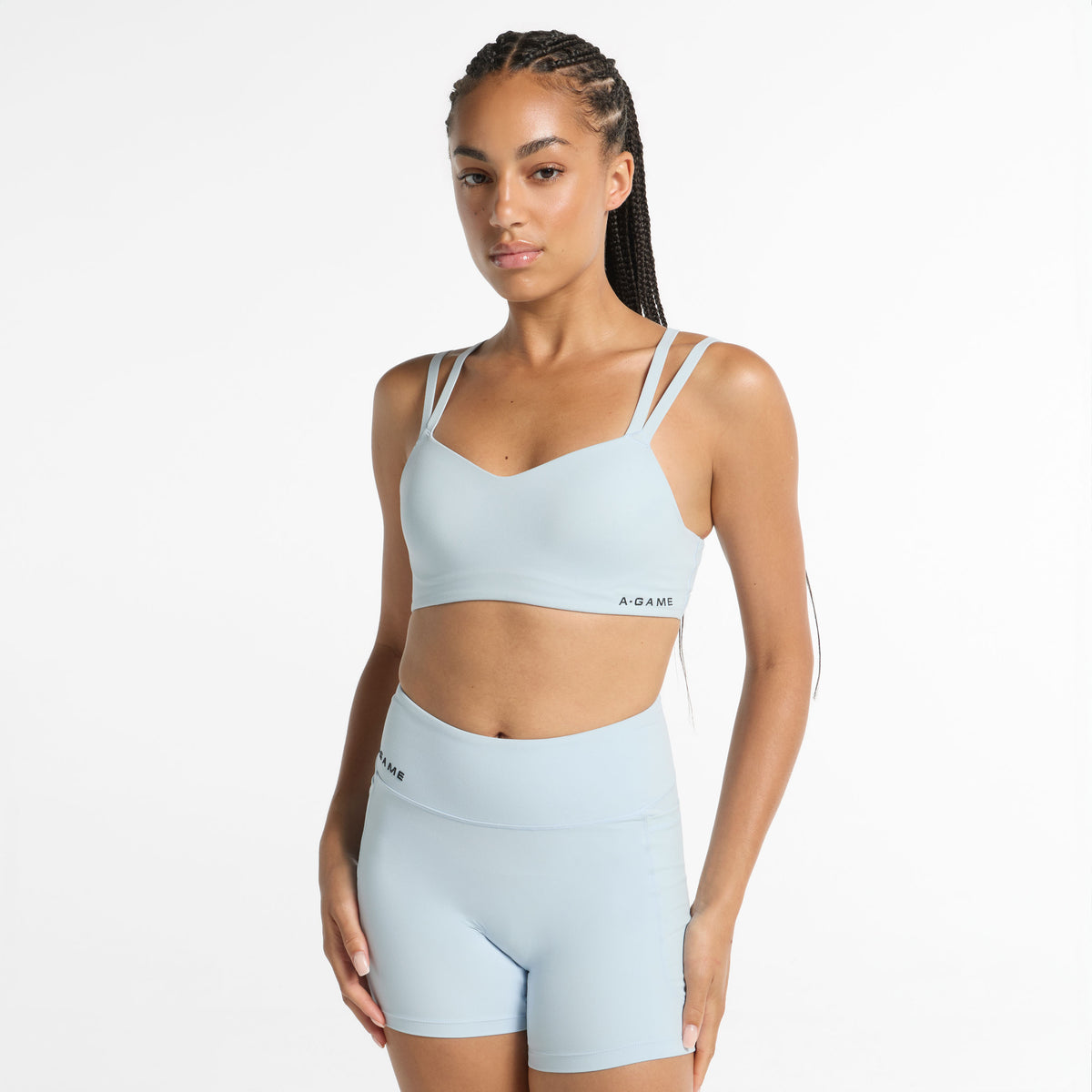 Women's Core Training Shorts - Pale Blue