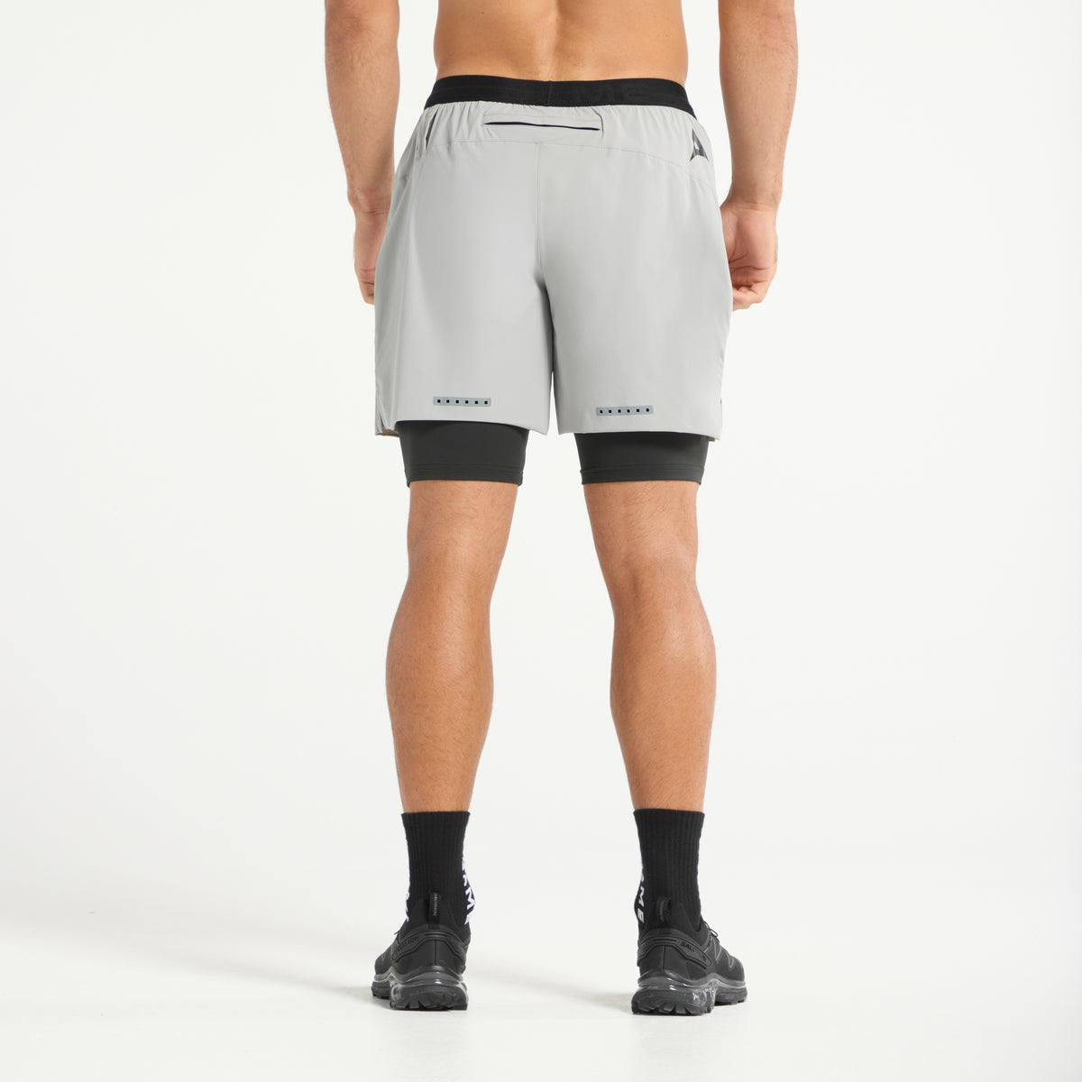 Men's 2-in-1 Shorts - Steel Grey