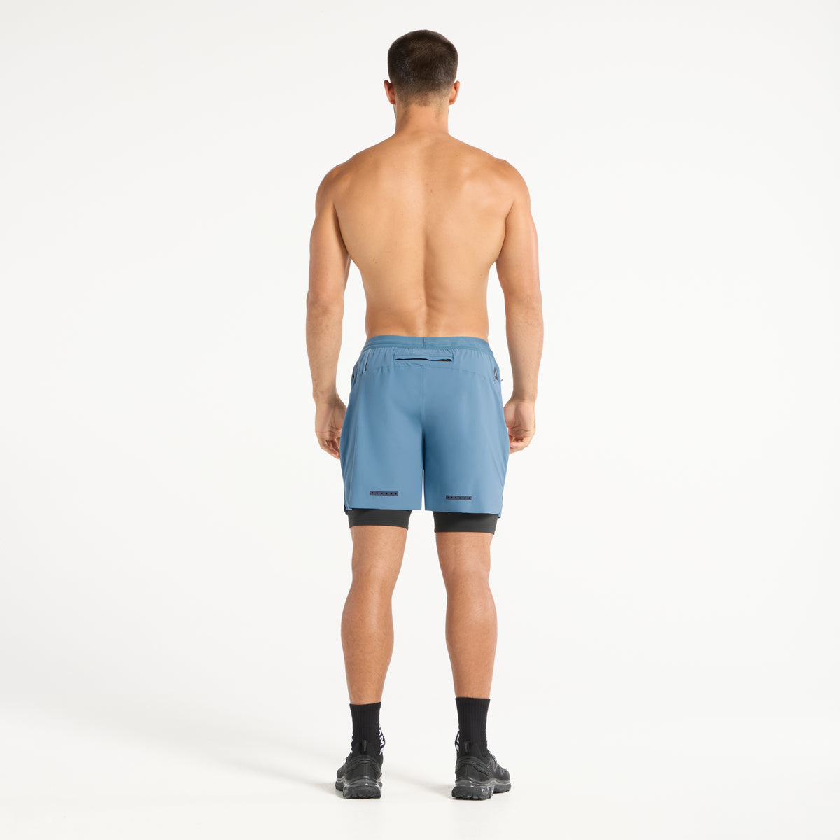 Men's 2-in-1 Shorts - Ocean Blue
