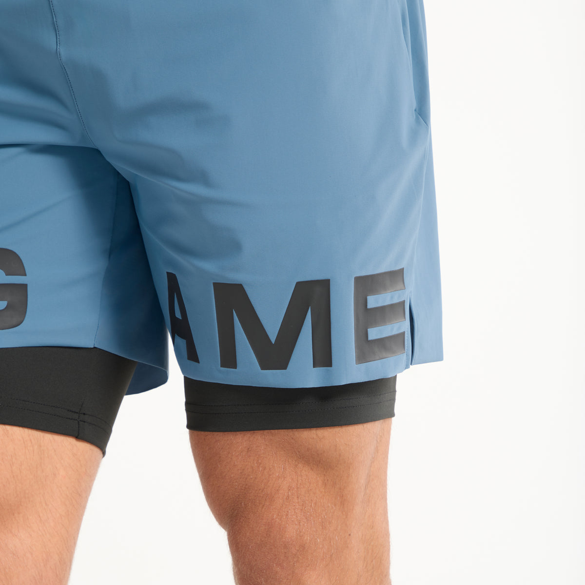 Men's 2-in-1 Shorts - Ocean Blue