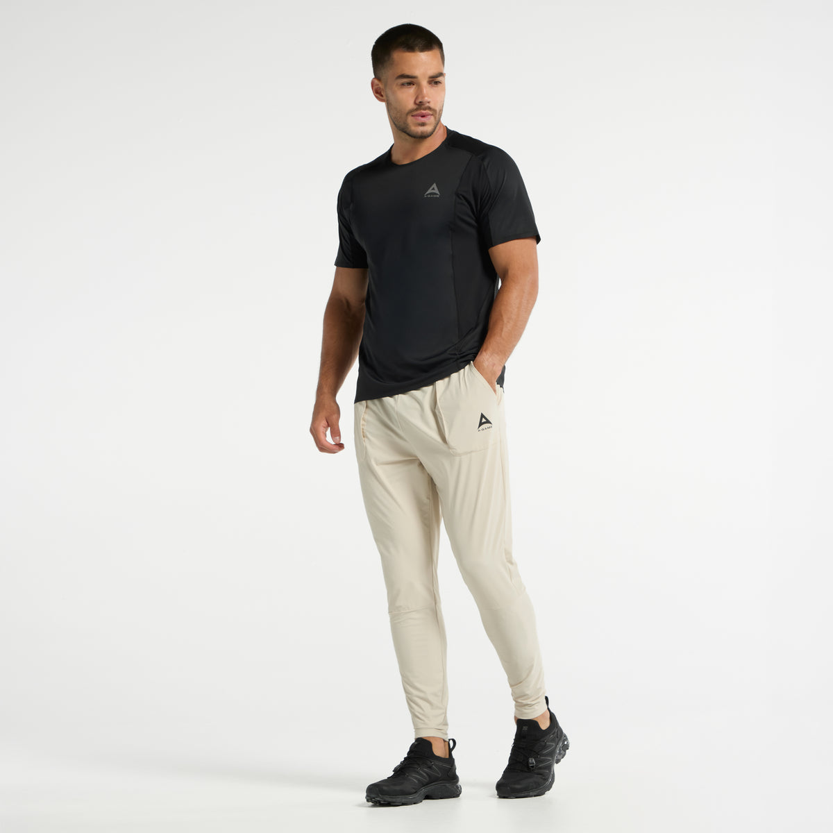 Men's Panel Performance T-Shirt - Black