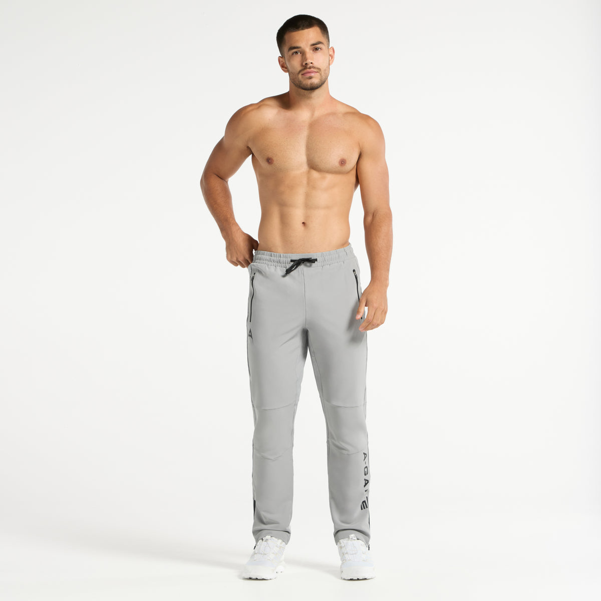 Men's Zip Training Pants - Steel Grey