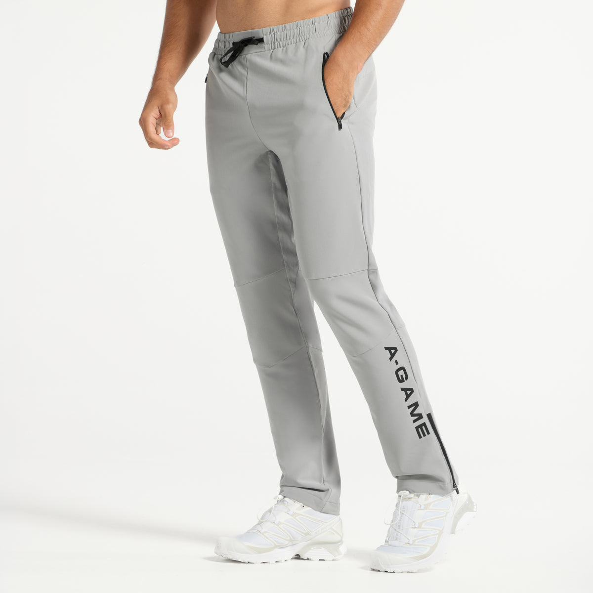 Men's Zip Training Pants - Steel Grey