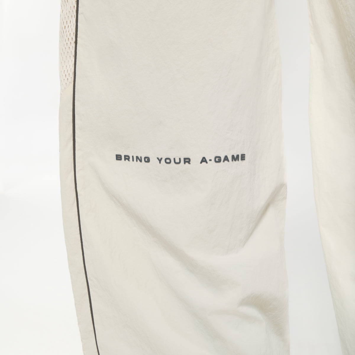 Men's Woven Tech Popper Pants - Beige