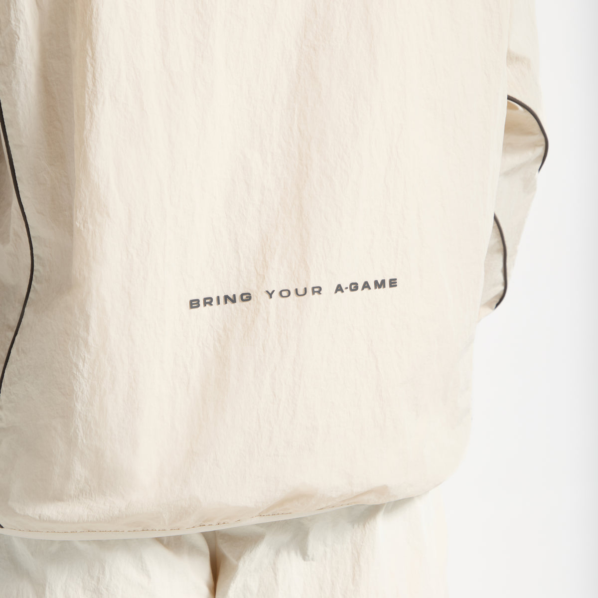 Men's Woven Tech Top - Beige