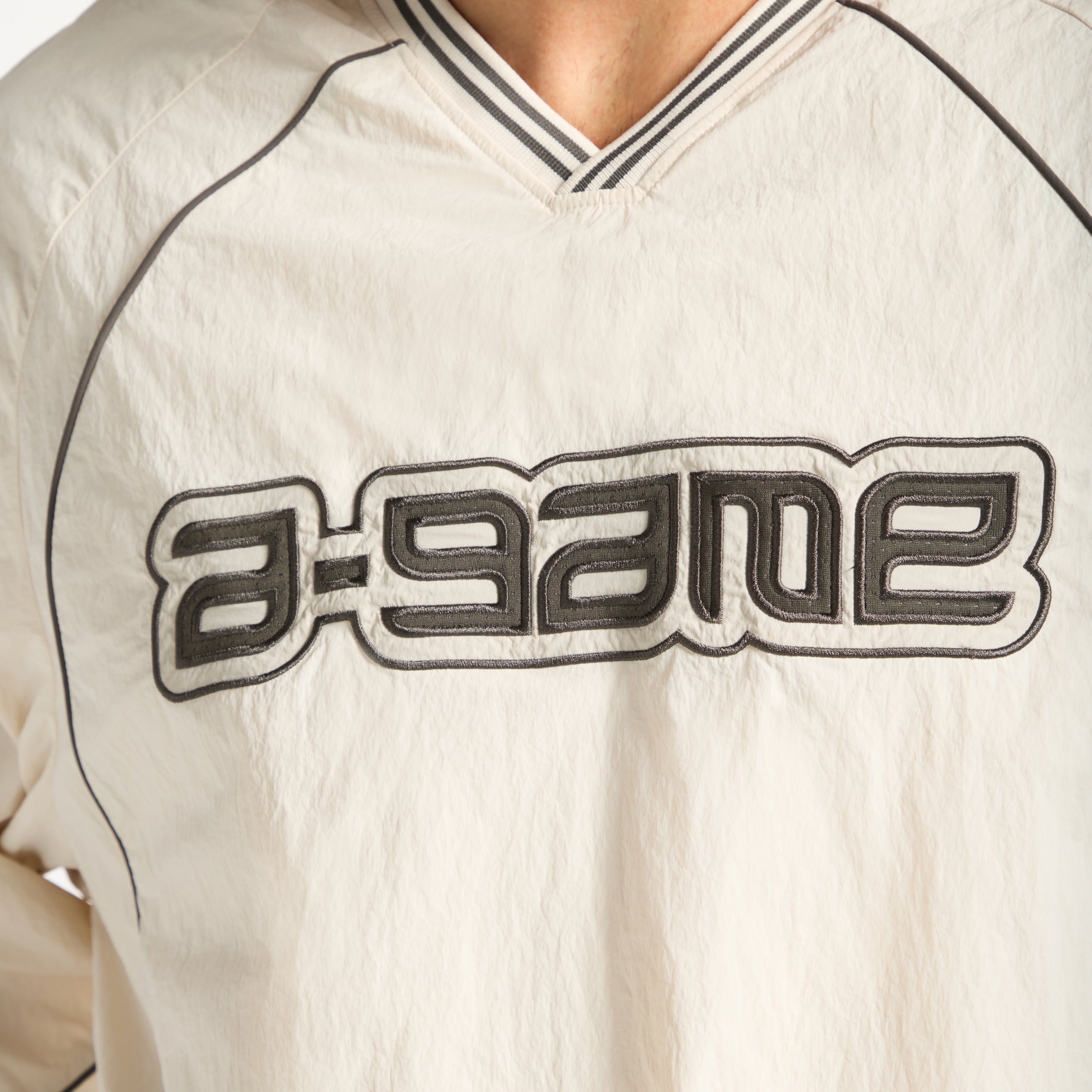 Men's Woven Tech Top - Beige