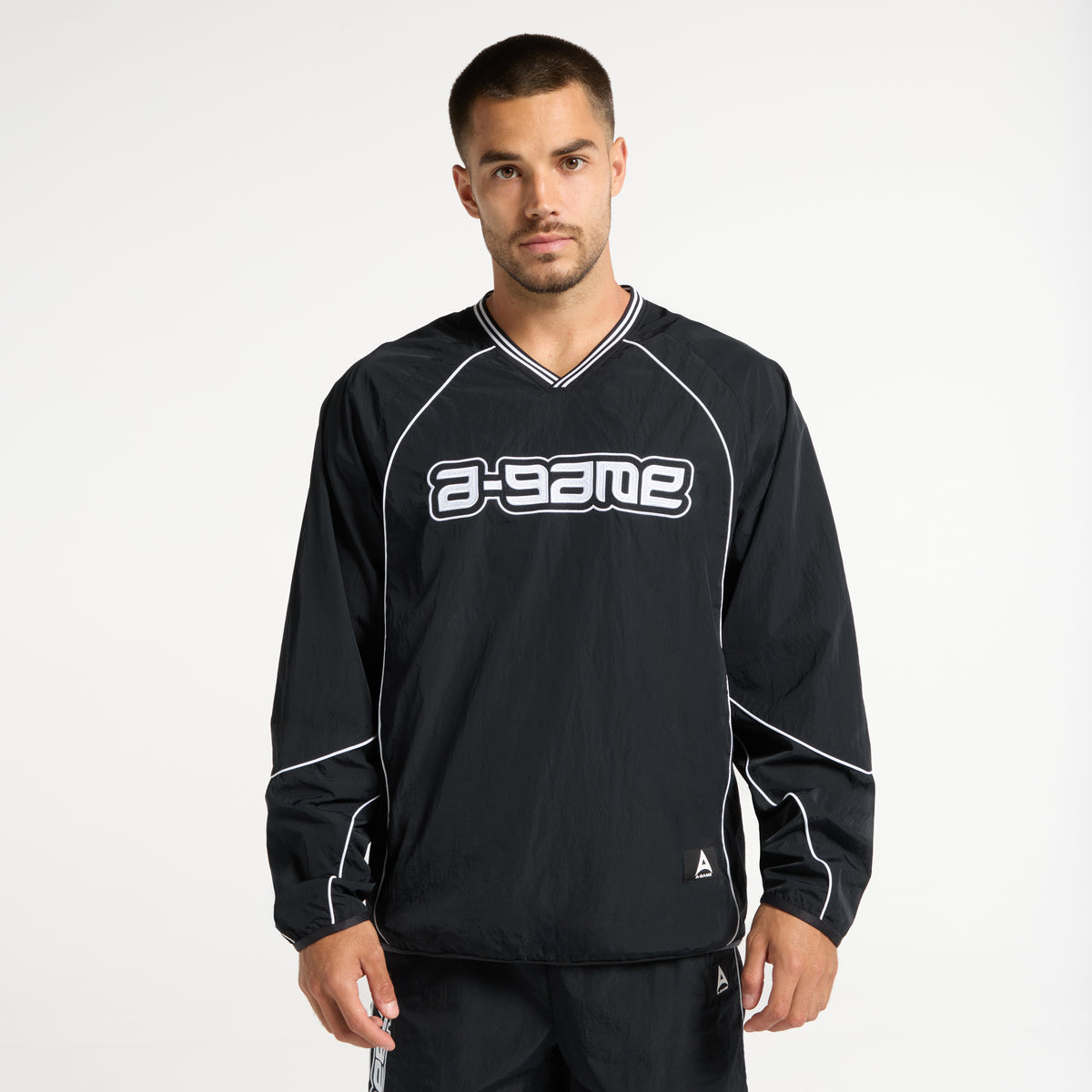 Men's Woven Tech Top - Black
