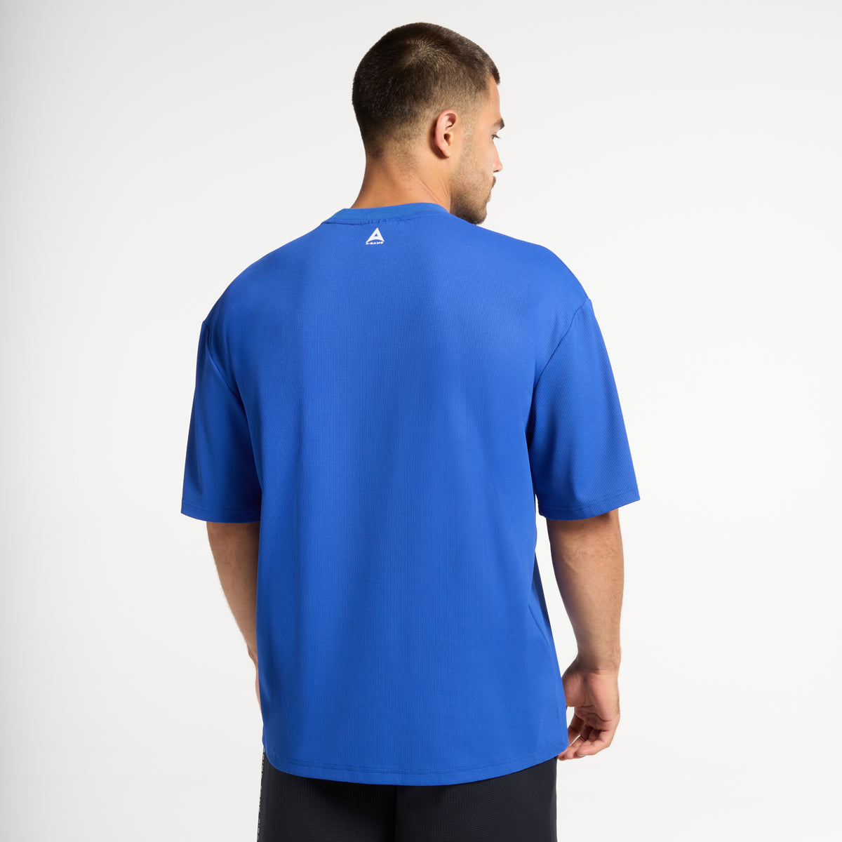 Men's Waffle Tech T-Shirt - Cobalt Blue