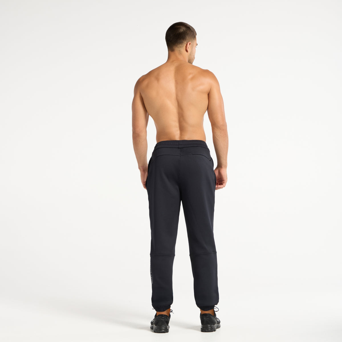 Men's Waffle Tech Joggers - Black