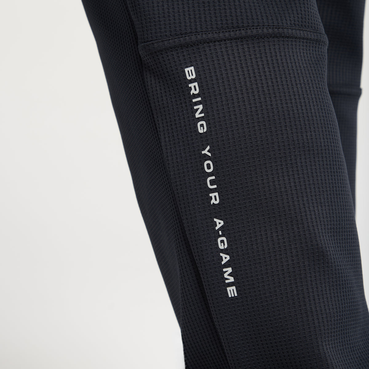 Men's Waffle Tech Joggers - Black