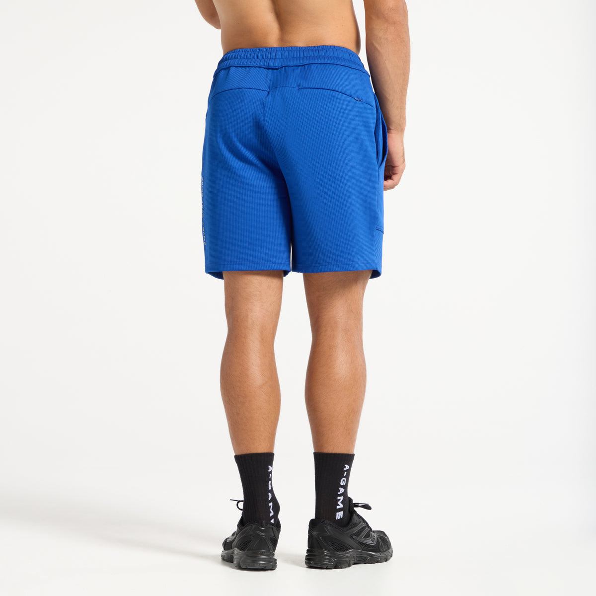Men's Waffle Tech Shorts - Cobalt Blue