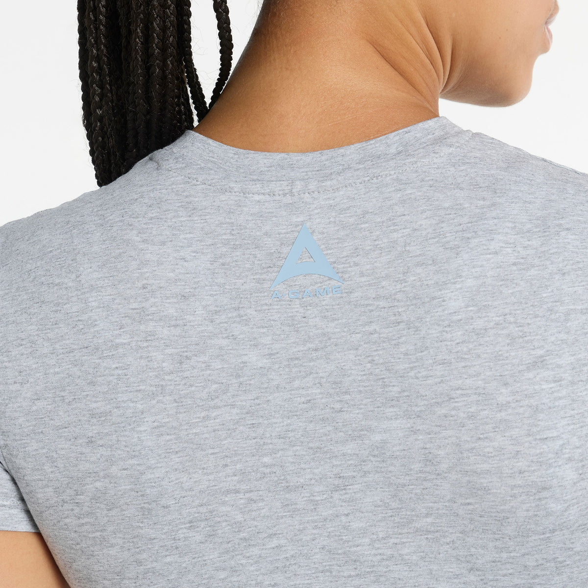 Women's Fitted T-Shirt - Grey Marl