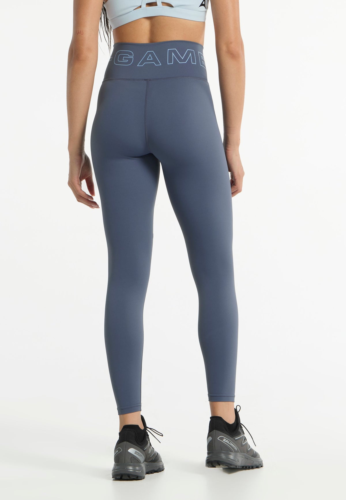 Women's Wrapped Yoga Leggings - Blue