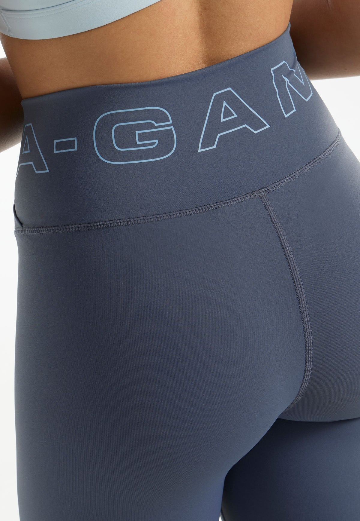 Women's Wrapped Yoga Leggings - Blue