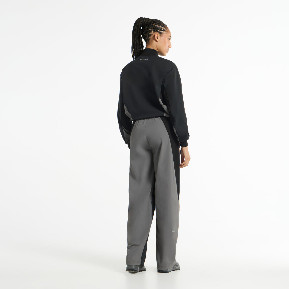 Women's Oversized Track Jacket - Black
