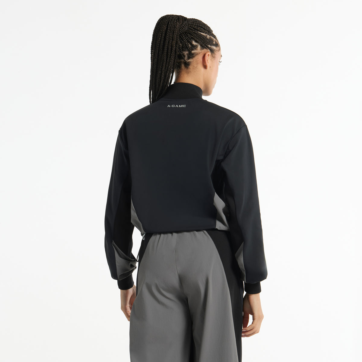 Women's Oversized Track Jacket - Black