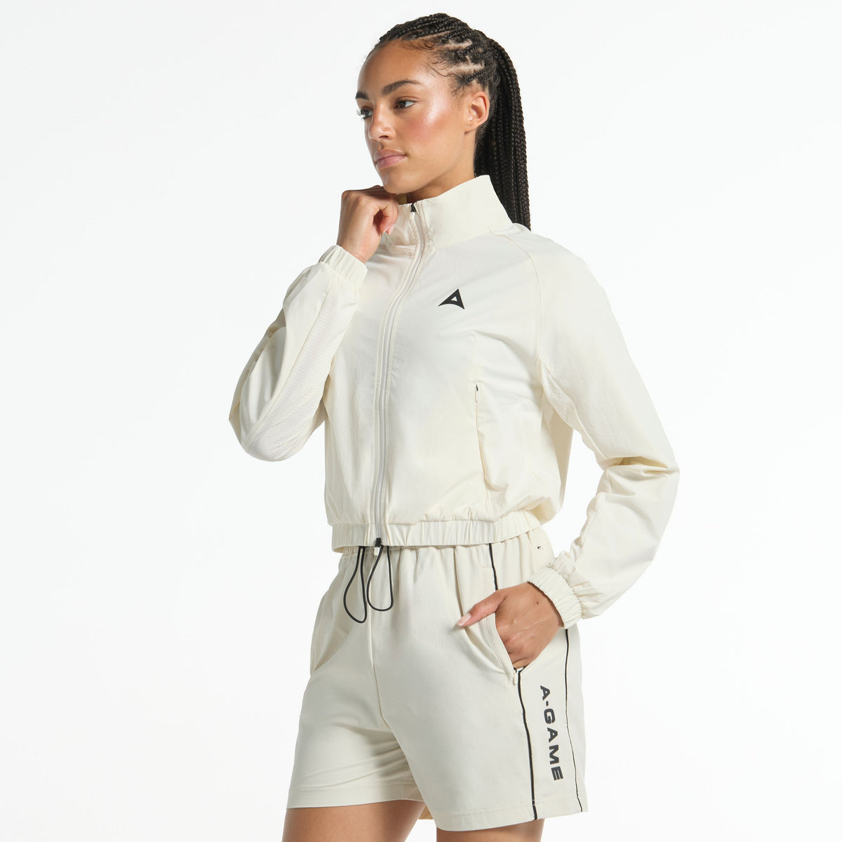 Women's Woven Jacket - Ecru