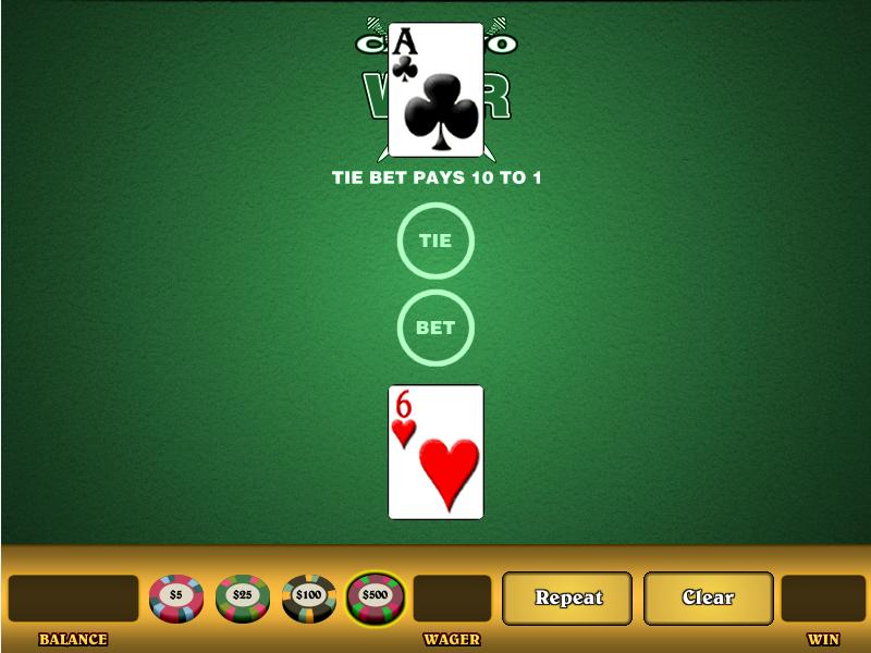 Скриншот Casino War