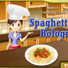 Играть Кухня Сары: Спагетти онлайн 